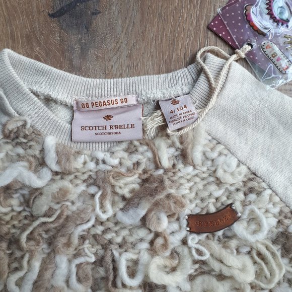 NWT Girls Scotch & Soda R'belle Girls Sweatshirt - Picture 2 of 4